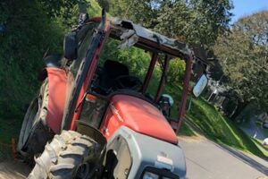 Unfall mit Traktor